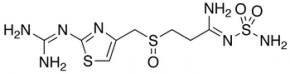 3-[2-(Diaminomethyleneamino)-1,3-thiazol-4-ylmethylsulphinyl]-N-sulphamoylpropanamidine